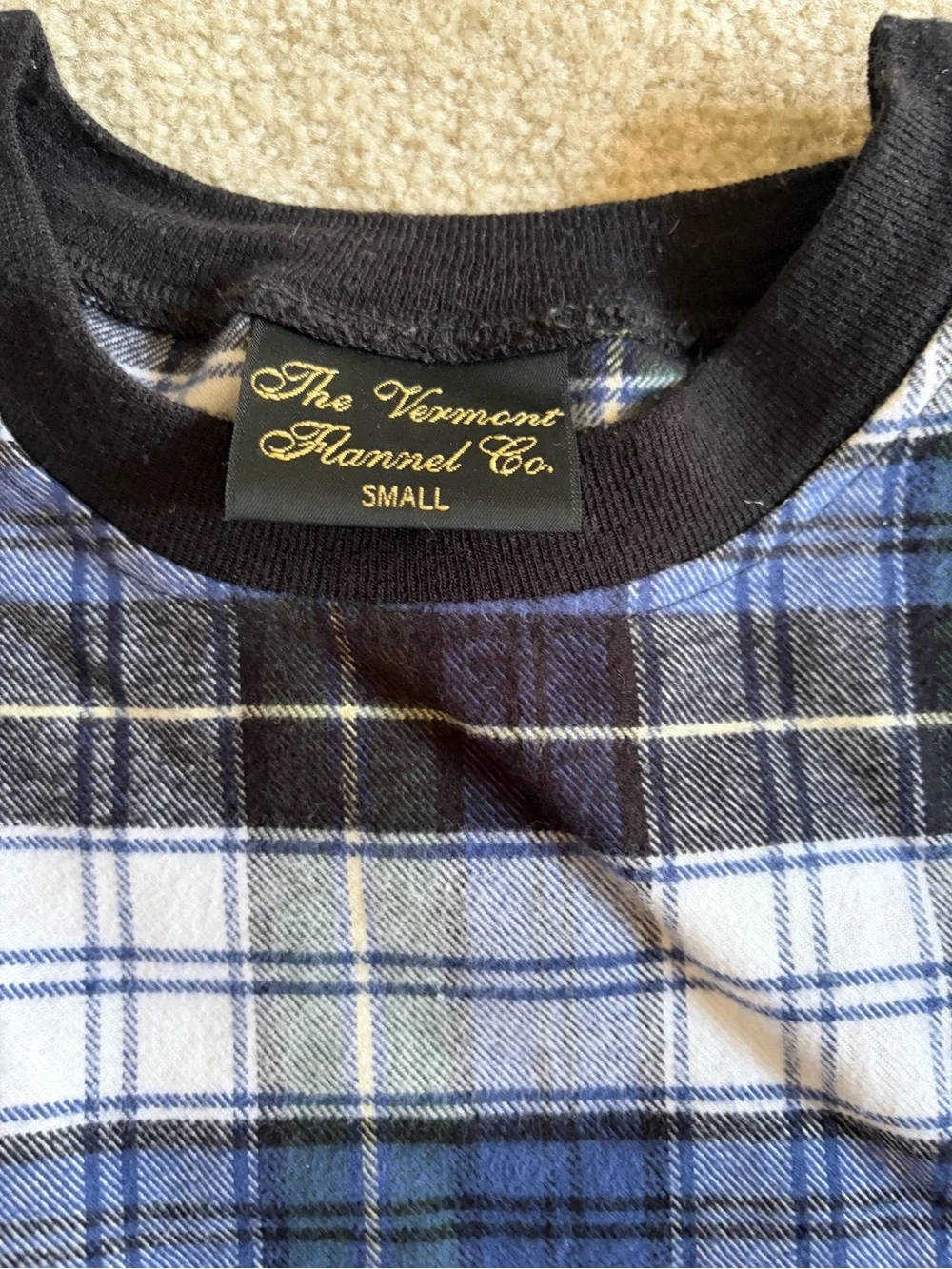 Vermont Flannel Co. Plaid Long-Sleeve Women’s Nightshirt